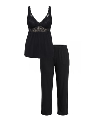 TruYou Pyjama in schwarz