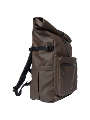 SANDQVIST Stream Rolltop - Rucksack 16" 67 cm (black) in braun