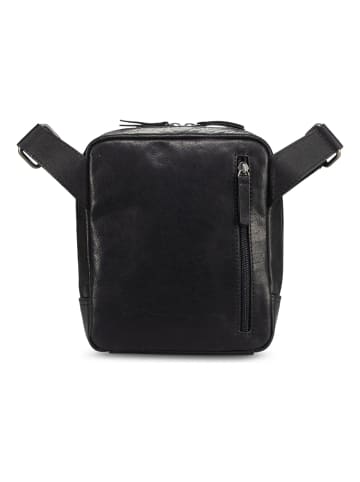 Jost Glasgow Umhängetasche XS RFID Schutz Leder 20 cm black
