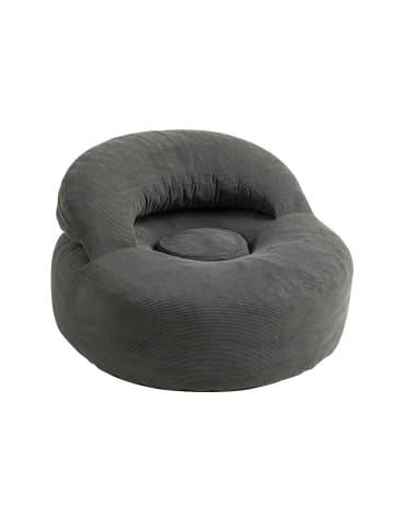 SoBuy Sessel in Anthrazit - (W) 125 x (H) 65 x (L) 110 cm