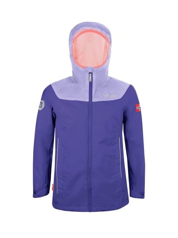 Trollkids Mädchen Regenjacke "Bergen" in Dunkellila/Lavender