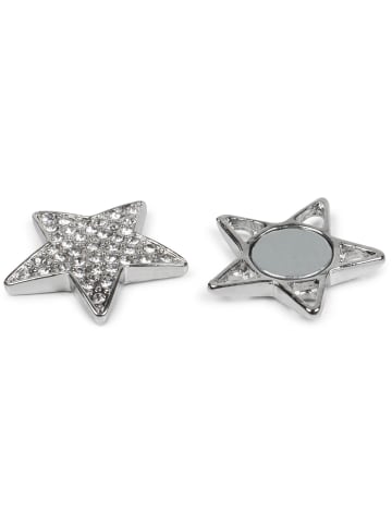 styleBREAKER Magnetbrosche Stern in Silber