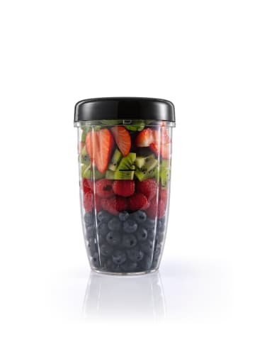 Gourmet Maxx Zubehör-Set L 6-tlg. schwarz für Nutrition Mixer Schwarz