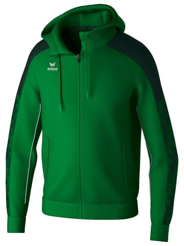 erima Kinder Trainingsjacke Mit Kapuze in smaragd/pine grove