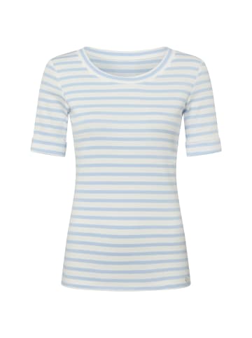 MARC CAIN SPORTS Shirt in hellblau weiß
