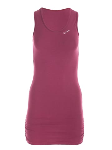 Winshape Longtop mit seitlicher Raffung WTR15 in berry love