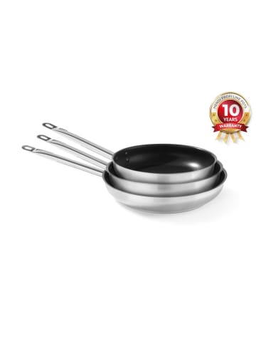 Riess HENDI Bratpfanne, antihaftbeschichtet - ohne Deckel, Profi Line, ⌀240x(H)45mm