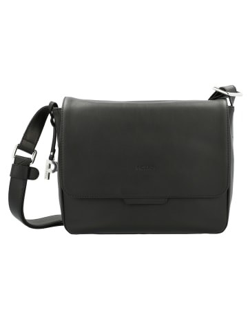 PICARD Timeless Umhängetasche Leder 25 cm in schwarz