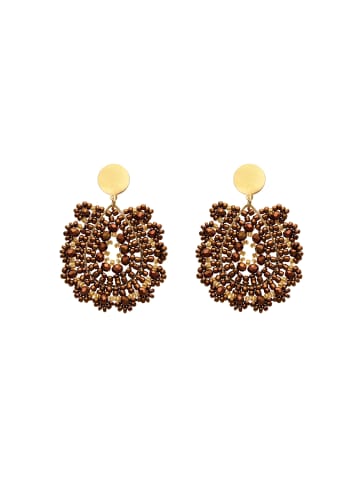usha FESTIVAL Women Earrings in Brown