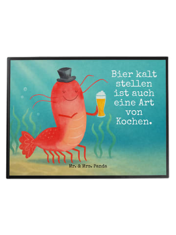 Mr. & Mrs. Panda Schreibunterlage Hummer Weizen Design mit Spruch in Weiß