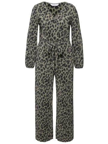 Studio Untold Kleid in palmen grün