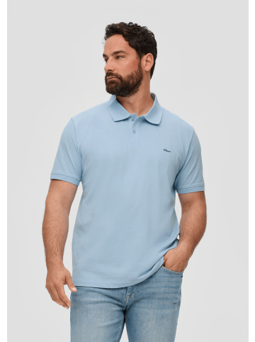 s.Oliver Polo-Shirt kurzarm in Blau