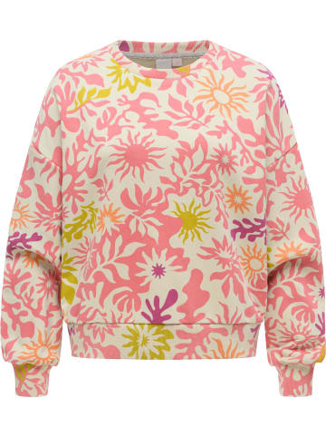 ragwear Sweater Wuss Print in Pink Combo