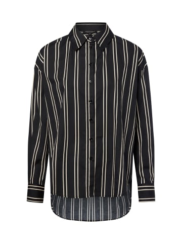 Marie Lund Bluse in schwarz beige