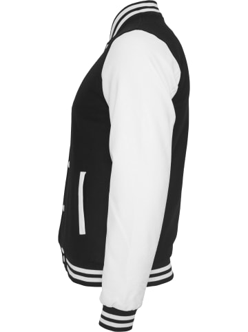 Urban Classics College Jacket in blk/wht