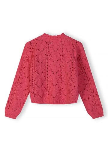 Minoti Cardigan 30KNIT101 in pink