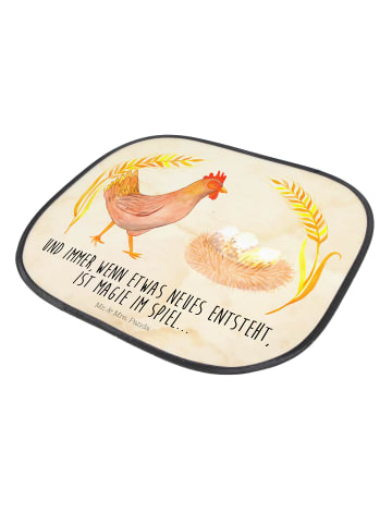 Mr. & Mrs. Panda Sonnenblende Auto Huhn Stolz mit Spruch in Vintage