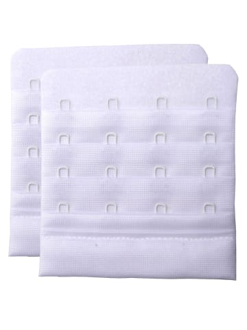 Skin Wrap BH-Verlängerung in 4 Haken (7.6 cm breit) Weiß