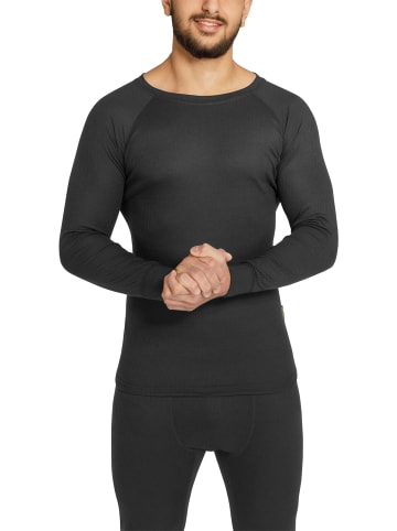 Normani Outdoor Sports Herren Thermounterwäsche Langarm-Shirt Ivvavik in Anthrazit