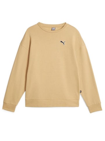 Puma Sweatshirt/Pullover BETTER ESSENTIALS Crew FL in Beige