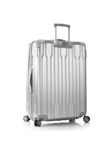 Heys Xtrak 4 Rollen Trolley L 76 cm mit Dehnfalte in silver