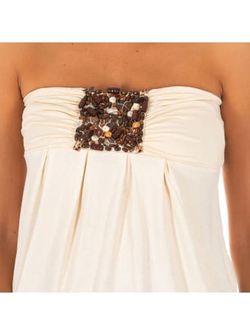 Met Jeans Top in Beige