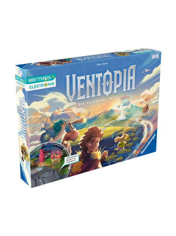 Ravensburger Brettspiel Ventopia - Die fliegende Insel, mit Elektronik, ab 7 Jahre