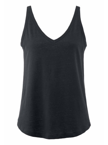Hessnatur Jersey Top Regular in schwarz