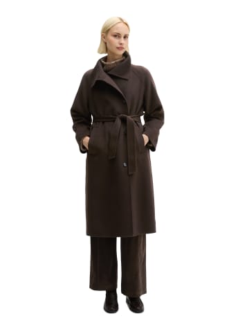 Marc O'Polo Wollmantel relaxed in Burnt Coffee