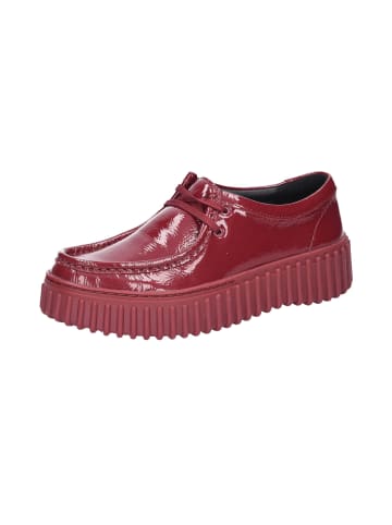 Clarks Schnürschuhe in rot