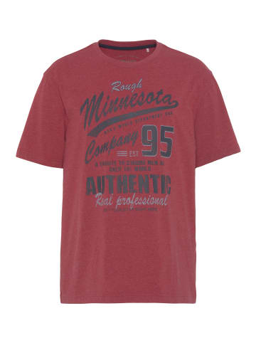 Man's World T-Shirt in rot-meliert
