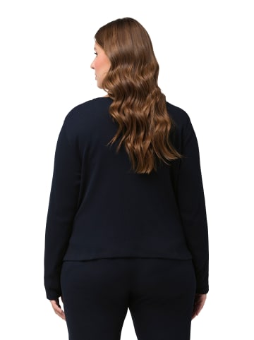 Ulla Popken Langarmshirt in marine