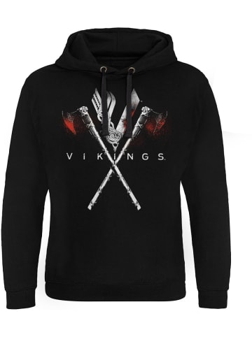 Vikings Hoodie in Schwarz
