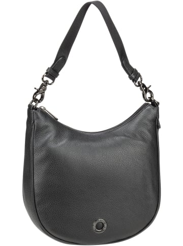 Mandarina Duck Beuteltasche Mellow Leather Hobo FZT75 in Nero