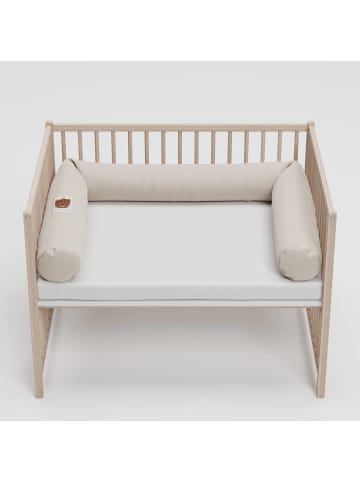 Sämann Sämann Nestchenschlange Cozy "Cute Tiger Oat Milk" 190 cm Bettschlange