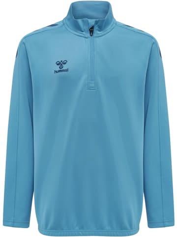 Hummel Halbreißverschluss Sweatshirt Hmlcore Kinder in BLUE DANUBE