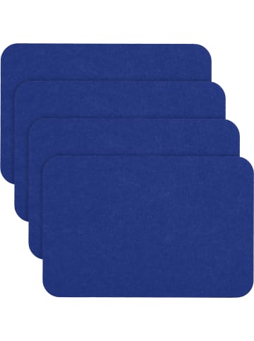 Erwin Müller Filz Tischset 4er-Pack Beja in blau