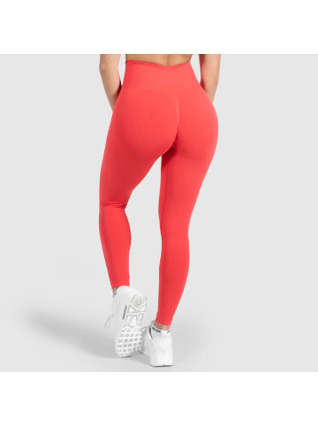 SMILODOX Leggings Amaze Scrunch Pro in Rot