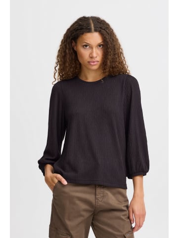 PULZ Jeans PZJANE 3/4 sleeve Tshirt regular fit in Black Beauty