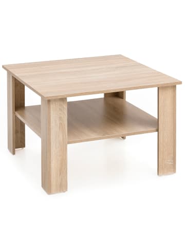 KADIMA DESIGN Couchtisch aus Holz mit kratzfester Beschichtung, 60 kg Belastbarkeit in Beige