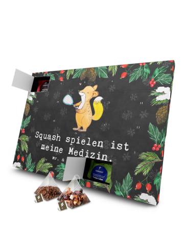 Mr. & Mrs. Panda Tee Adventskalender Fuchs Squash spielen mit Sp... in Kreidetafel