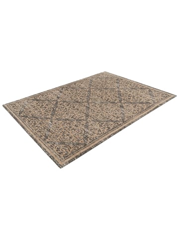 Kayoom Wohnzimmer Teppich – Kurzflorteppich Davis 125 in beige - rechteckig