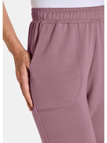 GOLDNER Kurzgröße:  Bequeme Viskose-Schlupfhose, 2er-Set in altrosé / grau