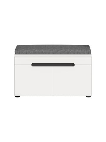 ebuy24 Sitzbank Canu (2-teilig) Weiß 80 x 37 cm