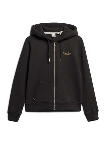 Superdry Sweatjacke in Schwarzbraun