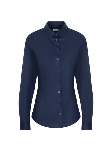 Seidensticker Hemdbluse Slim Fit in Dunkelblau
