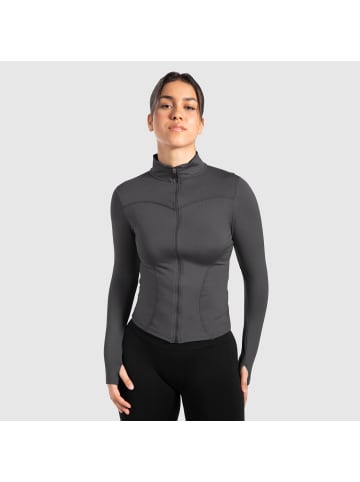 SMILODOX Trainingsjacke Indira in Anthrazit