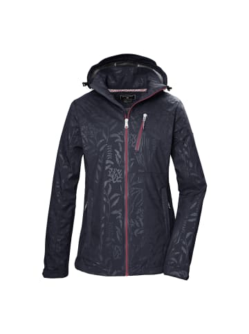 Killtec KOS 122 WMN SFTSHLL JCKT FLORAL in Blau3023