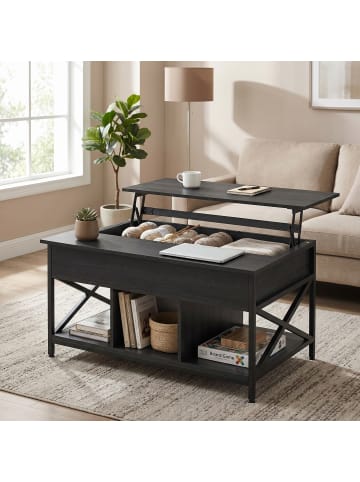 VASAGLE Couchtisch Daxton in Grau-Schwarz - (B)100 x (H)62 x (T)60 cm