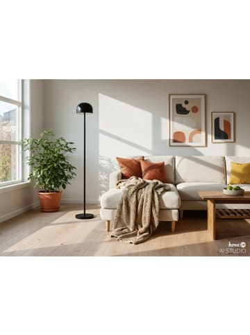 home24 Akku-Stehleuchte BREV in Schwarz